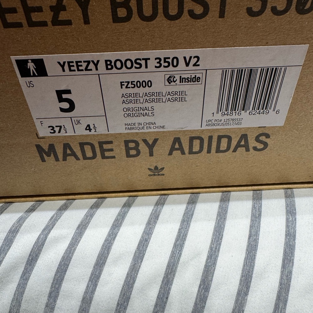 Yeezy Boost 350 V2 in Black and Cream